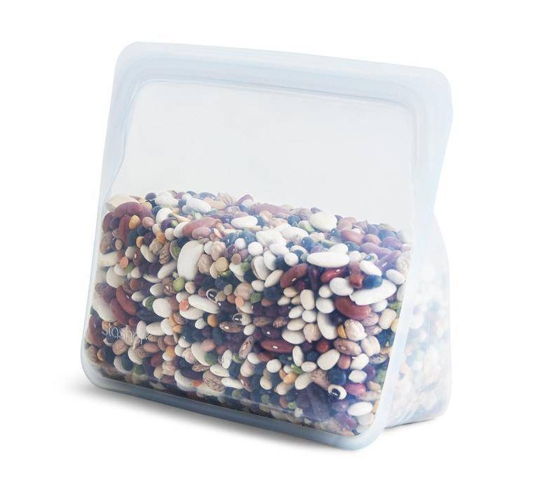 Stasher Reusable Food Storage Stand Up Bag - Clear