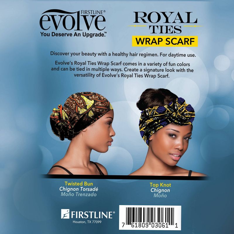 Evolve Products Royal Ties Wrap Scarf - Blue