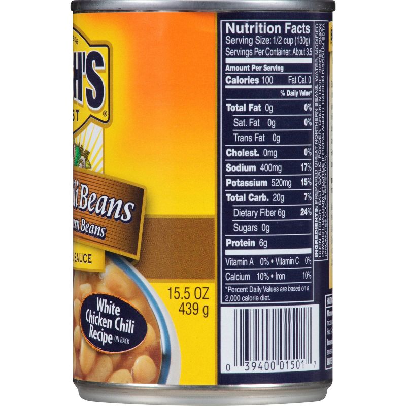 Bush's White Chili Beans - 15.5oz