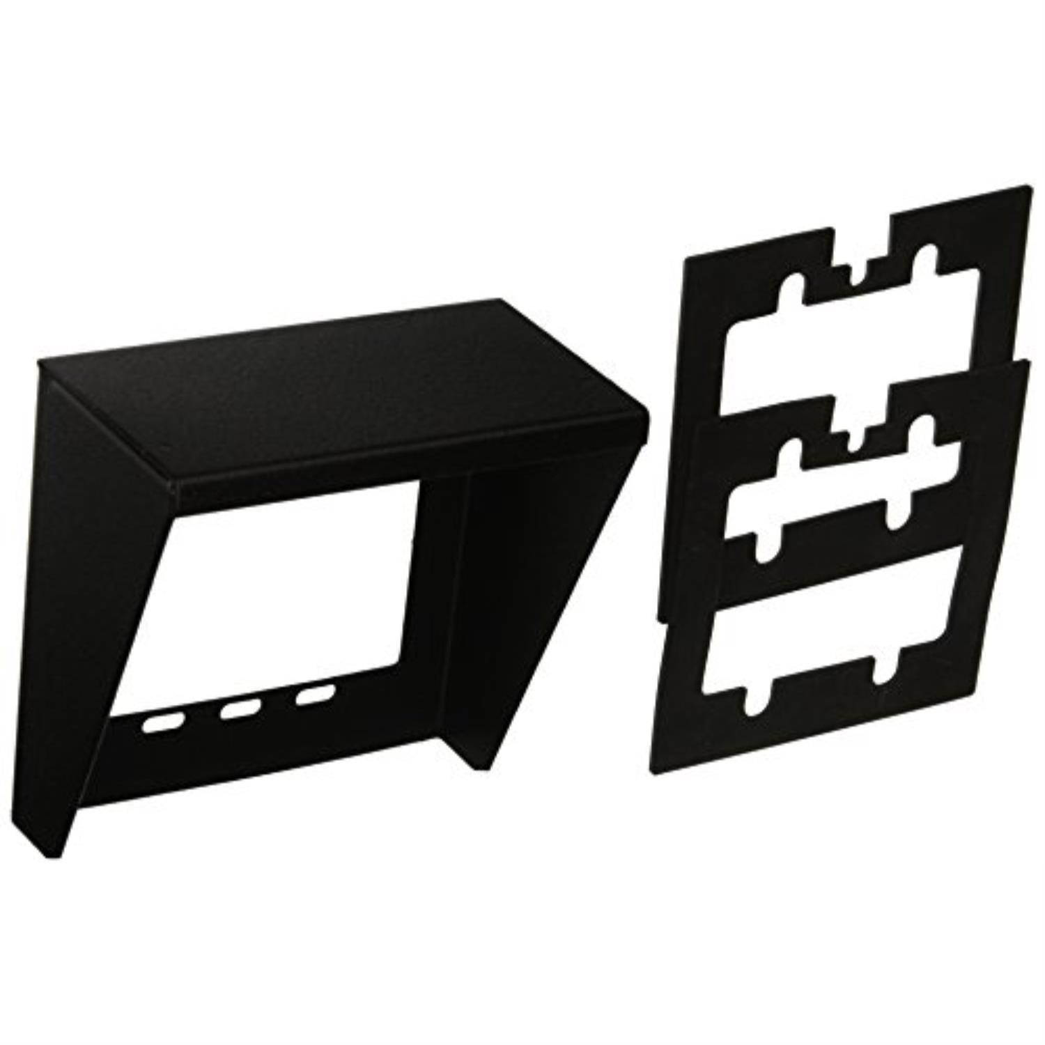 valcom v9910bk doorbox weather guard for use with valcom doorplate speakers, black