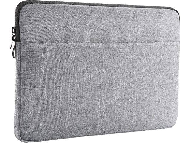 15.6" Gray Laptop Bag Oxford Cloth Notebook Case Anti-thief Waterproof