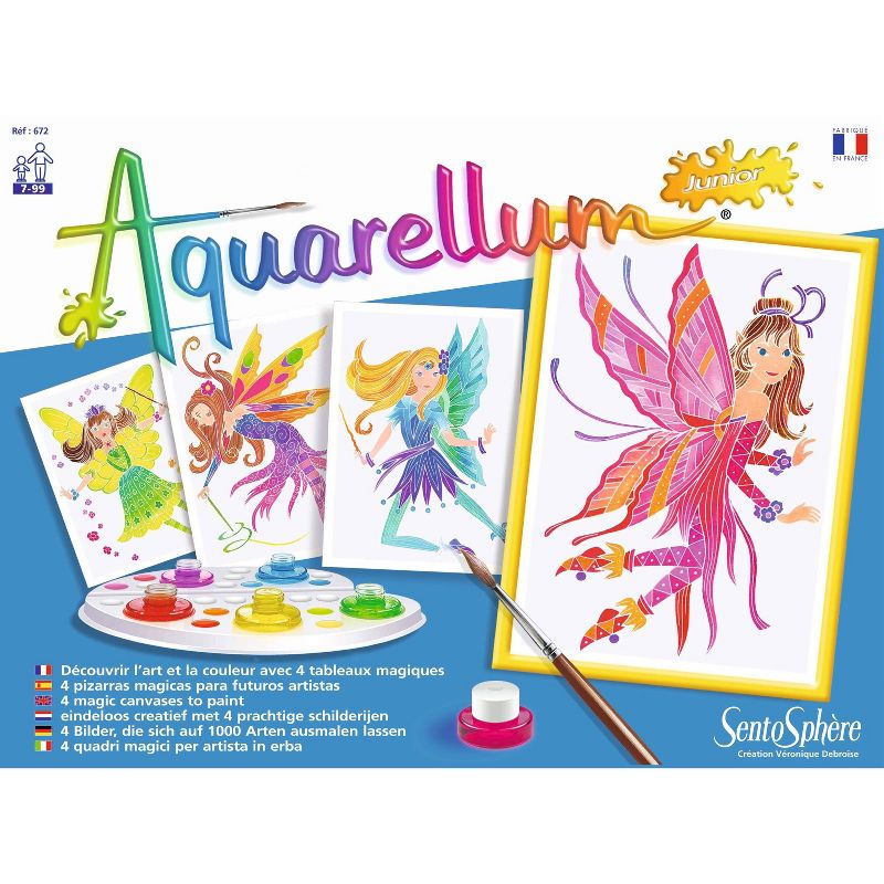 12pc Aquarellum Junior Fairies Painting Kit - SentoSphere USA