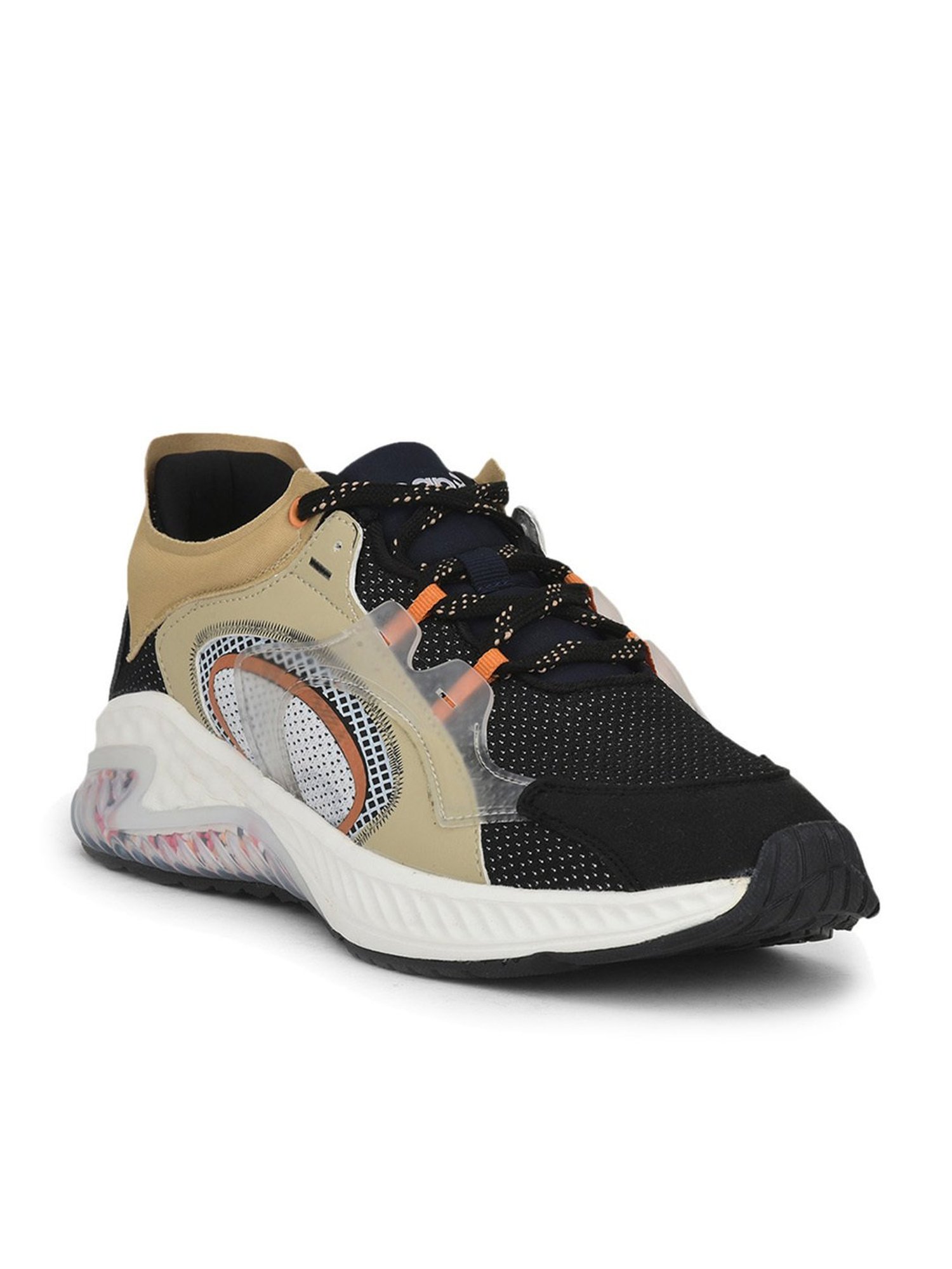 Leap7x by Liberty Men's SNOOKER Black Running Shoes