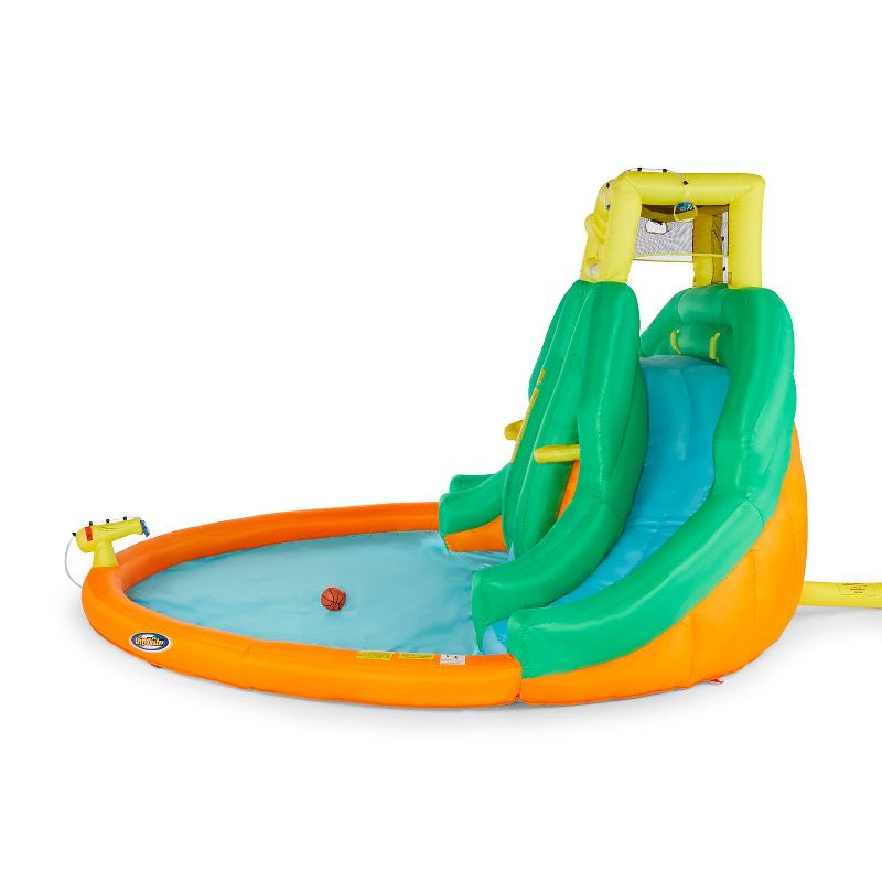 Kahuna 90475 Twin Peaks Kids Inflatable Splash Pool Backyard Water Slide Park