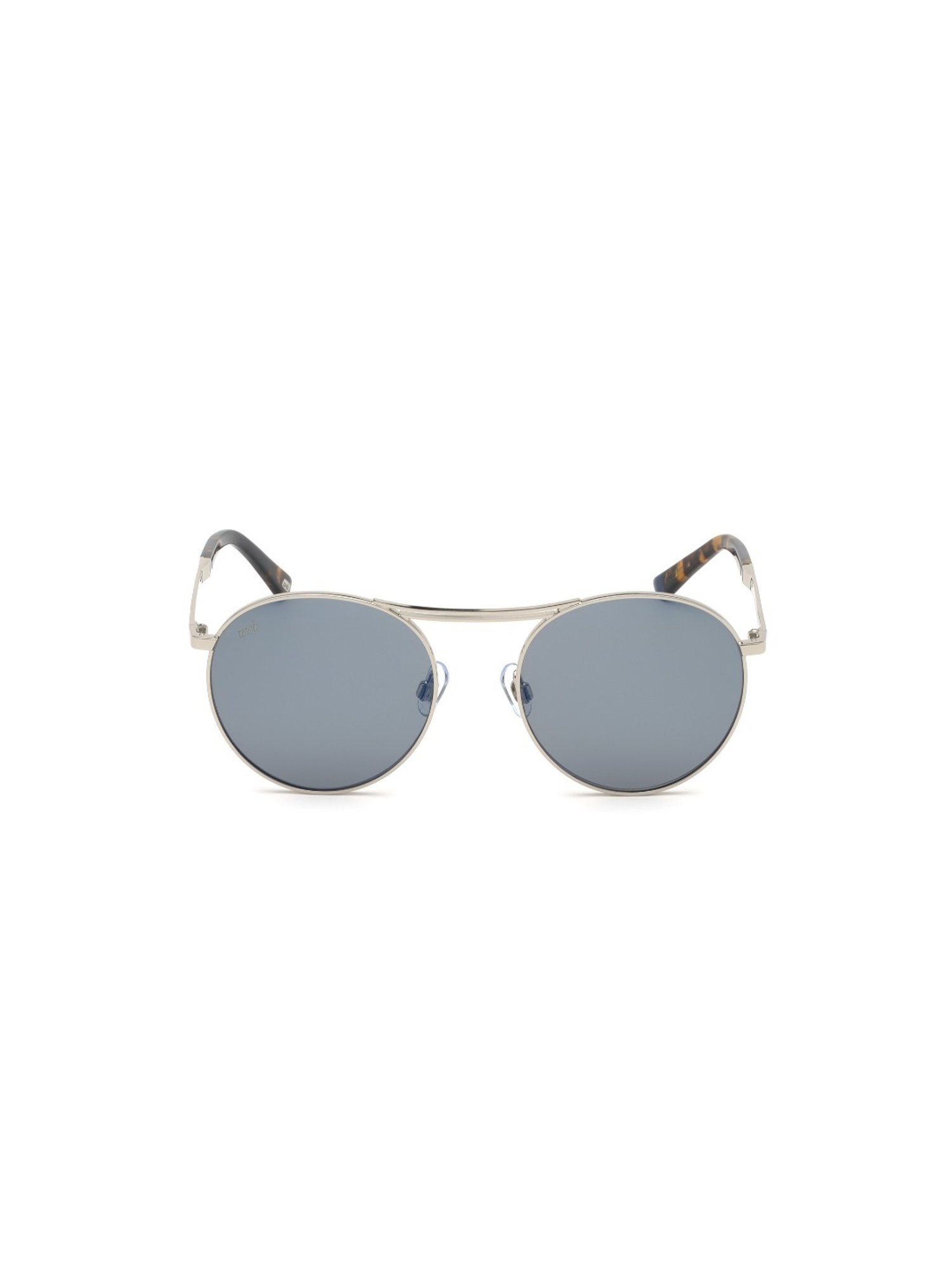 WEB EYEWEAR Grey Round Unisex Sunglasses