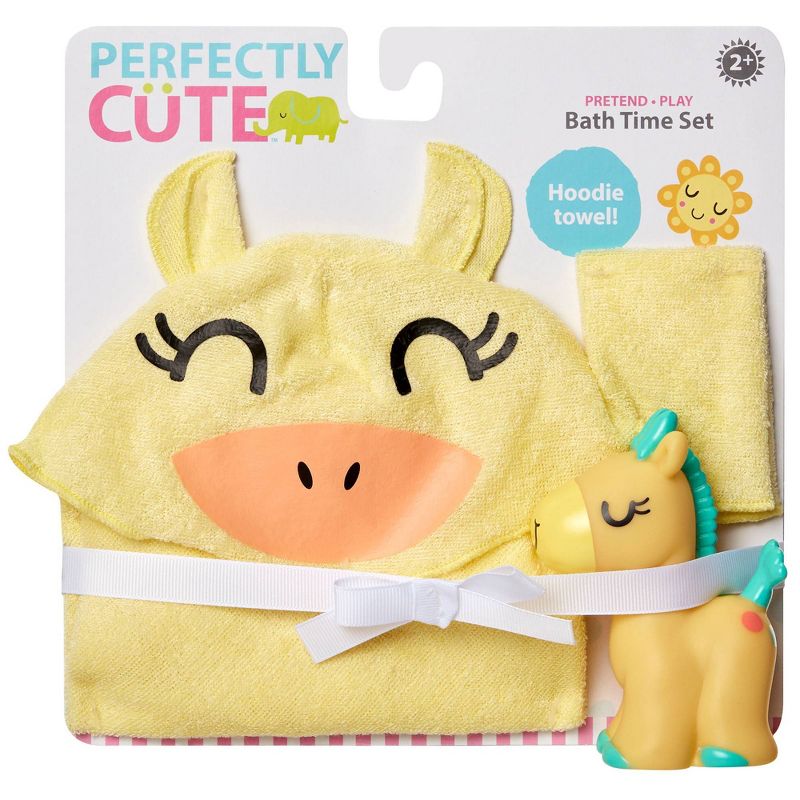 Perfectly Cute Bath Time 3pc Set - Giraffe