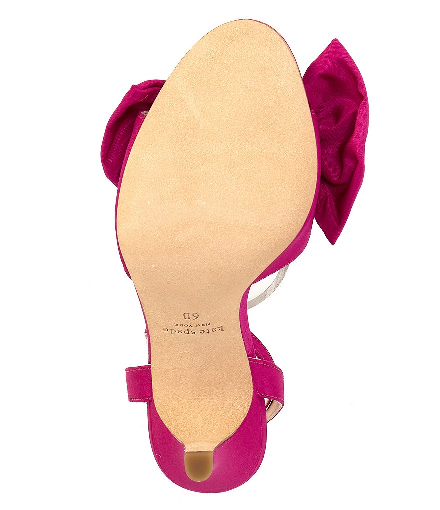 kate spade new york Gloria Bow Detail Ankle Strap Dress Sandals