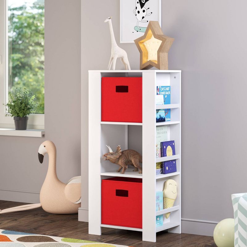 Book Nook Kids' Cubby Storage Tower with Bookshelves - RiverRidge