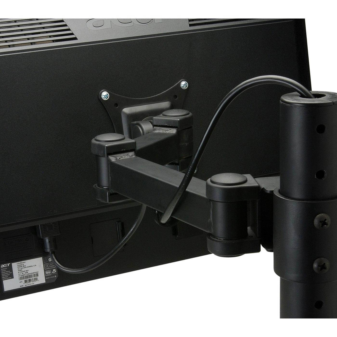 Dayton Audio DESKARM-D Articulating Desktop Dual Monitor Mou 182-396