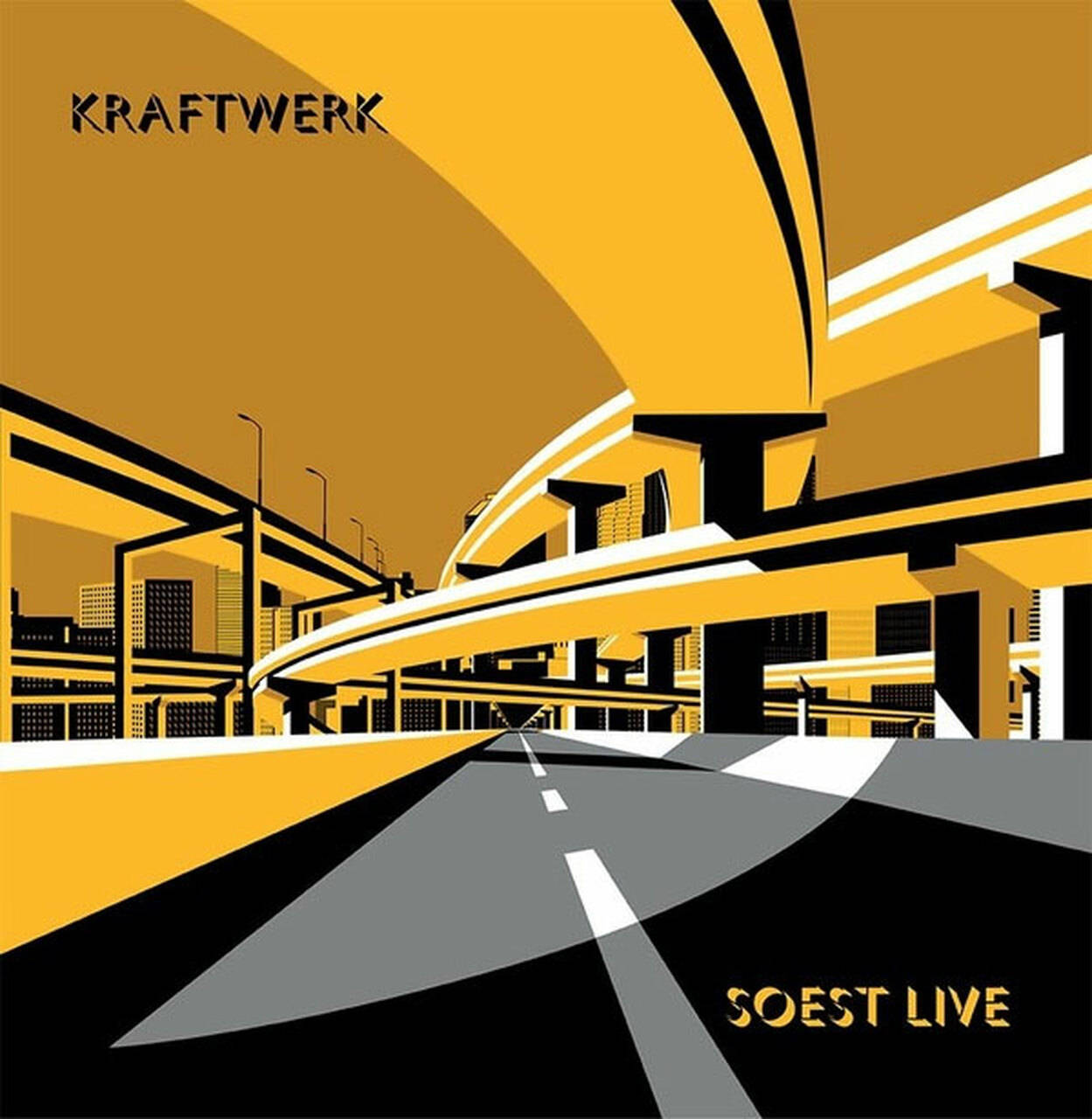 Kraftwerk Soest Live Hand-Numbered Limited Edition 180g Import LP (Yellow Vinyl)