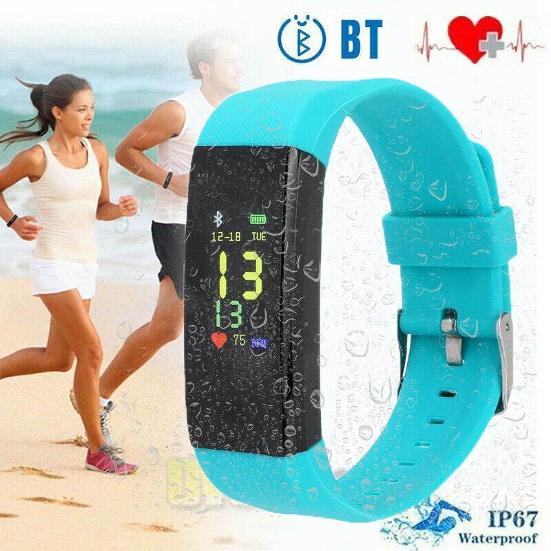 Sports Fitness Tracker Waterproof Smart Watch Heart Rate Blood Pressure Monitor