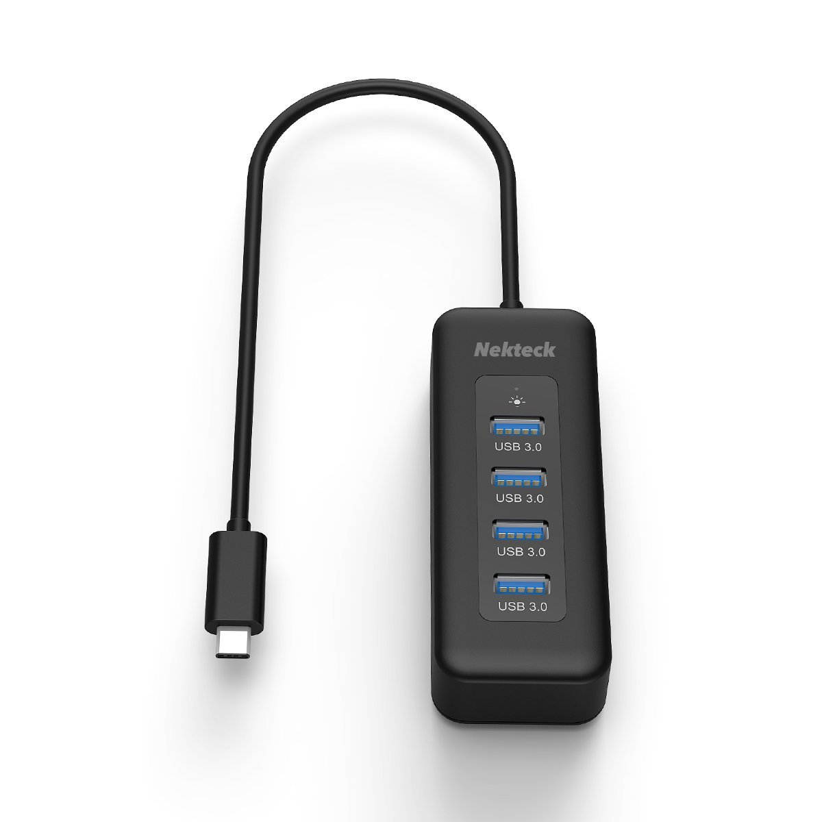 Nekteck USB Type-C to USB 3.0 Hub with 4 USB-A Ports Hub for New Macbook, ChromeBook Pixel, and More Laptops and PCs