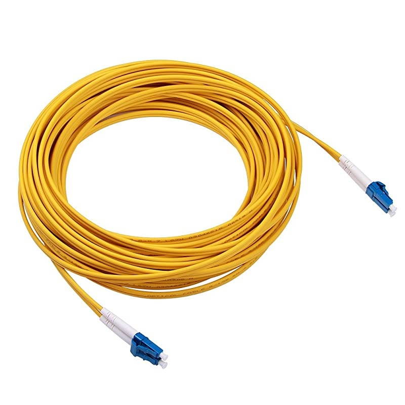 OS1OS2 LC to LC Fiber Patch Cable 9125 Singlemode Duplex LSZH 164ft Available 1m