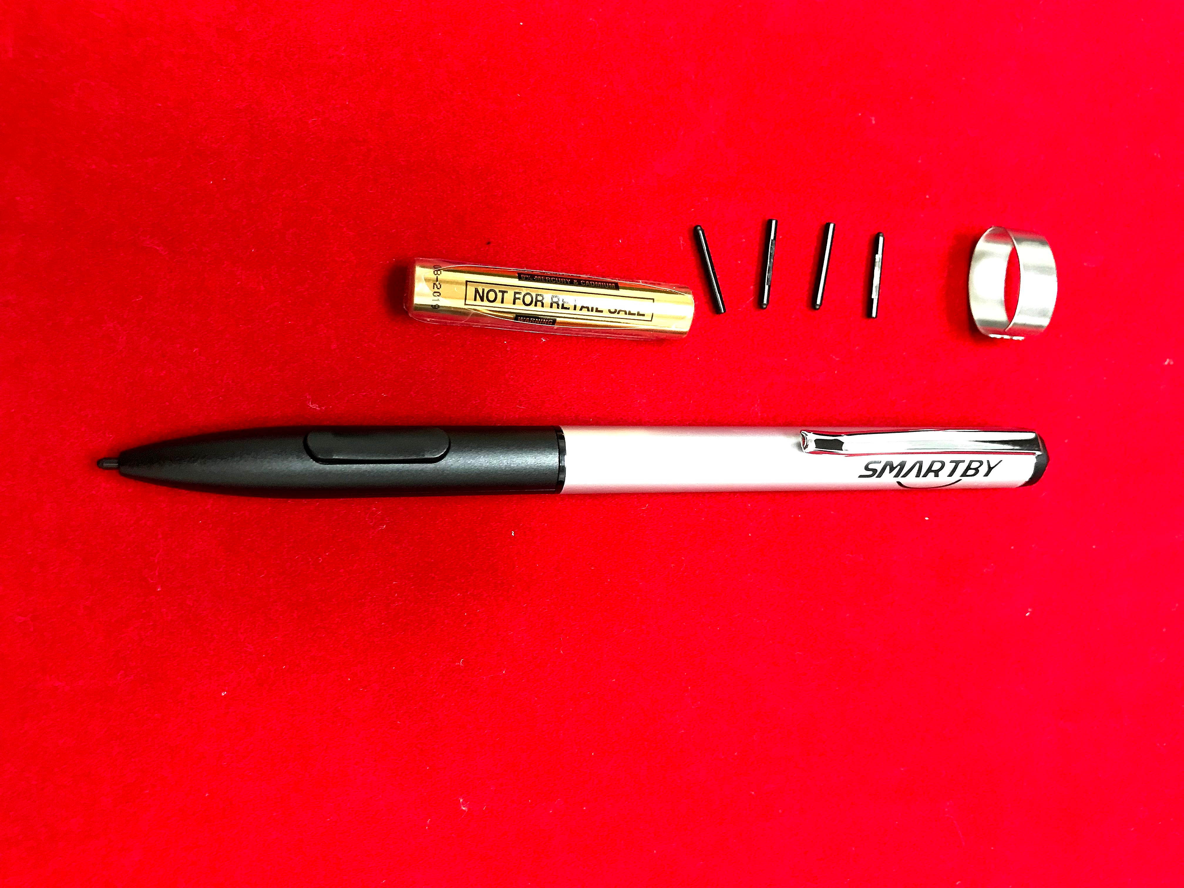 Surface New Active Digital Pen with 1024 Levels of Pressure Sensitivity for Microsoft Surface Pro(2017), Surface Laptop, Surface Pro 4, Surface Pro 3, Surface Book and Surface Studio (Black Silver)