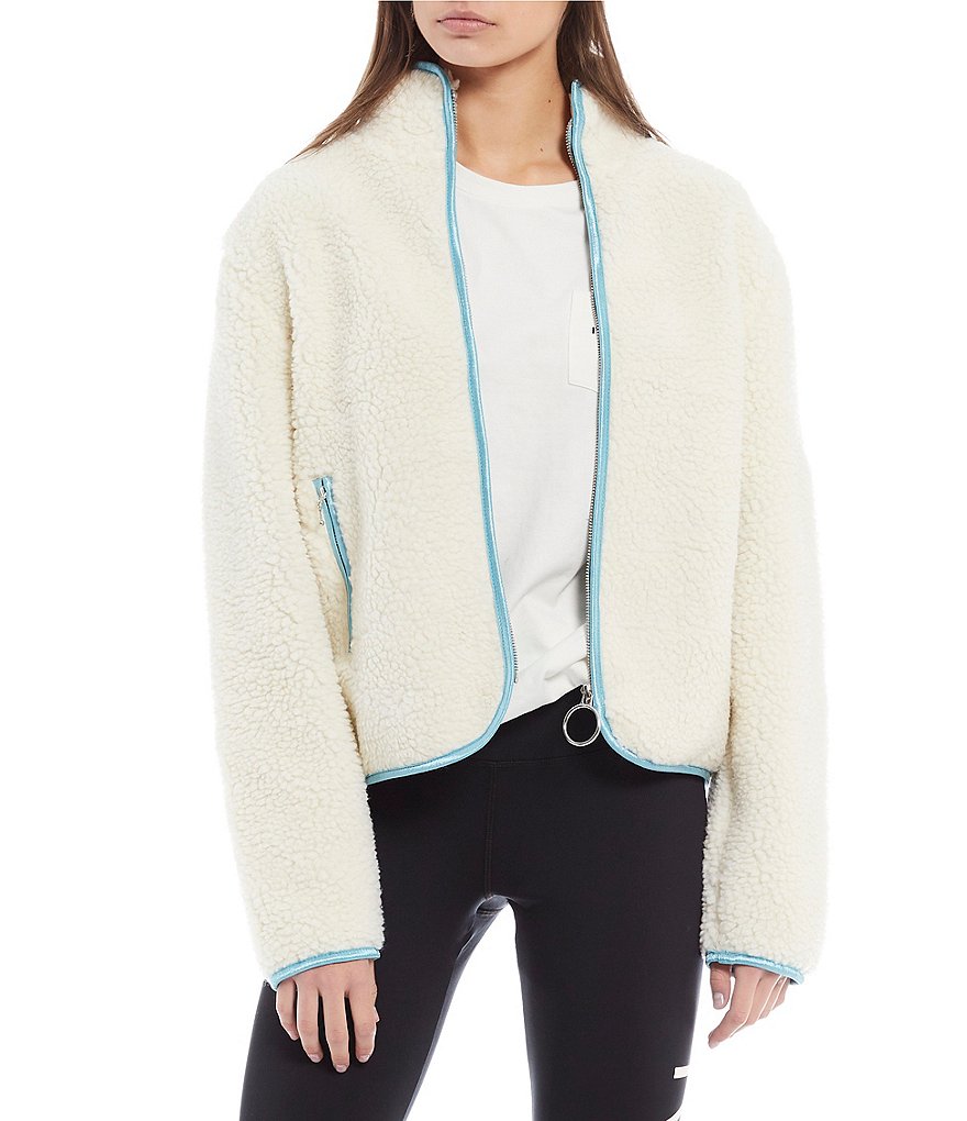 Sundown by Splendid Coordinating Joey Acid Wash Zip Front Hoodie