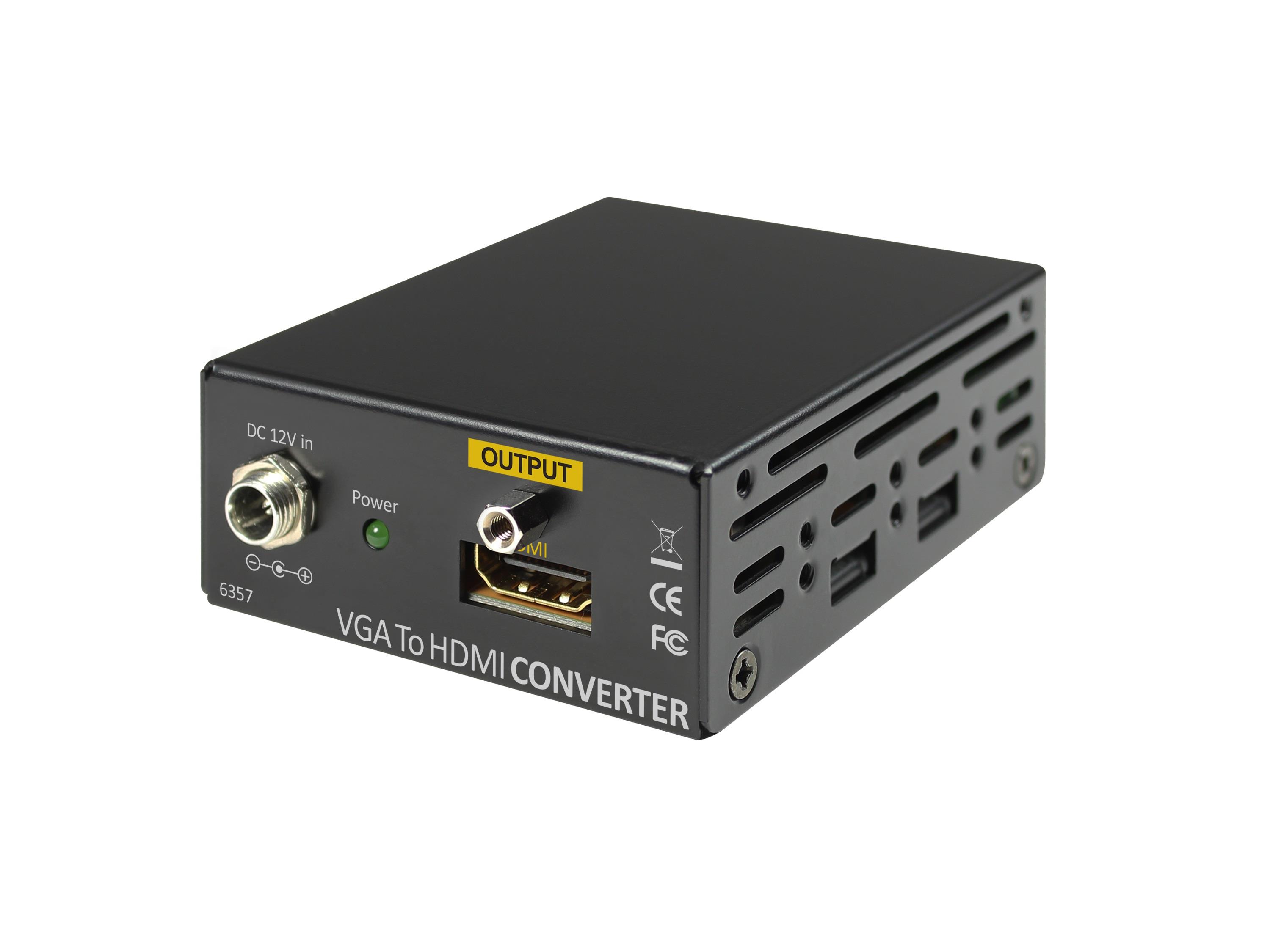 Shinybow SB-6357 VGA w/Audio to HDMI Converter w/3-Yr Warranty