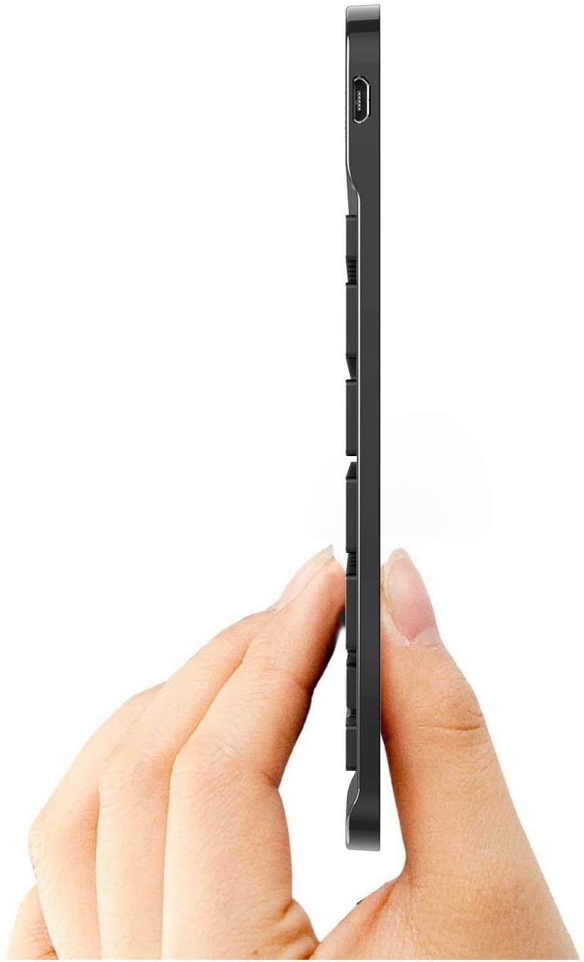 Fintie Ultrathin (4mm) Wireless Bluetooth Keyboard for iOS (Apple iPad Mini 5/4, iPad Mini 1/2/3) Function Keys for iOS, 7-Inch Black