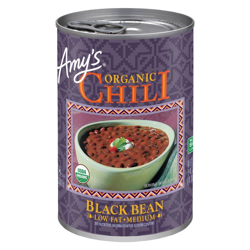 Amy's Organic Low-Fat Medium Black Bean Chili 14.7oz