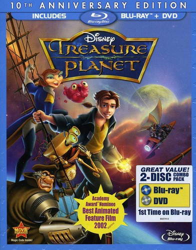 BUENA VISTA HOME VIDEO TREASURE PLANET-10TH ANNIVERSARY EDITION (BLU-RAY/DVD/2 DISC COMBO/WS) BR109758