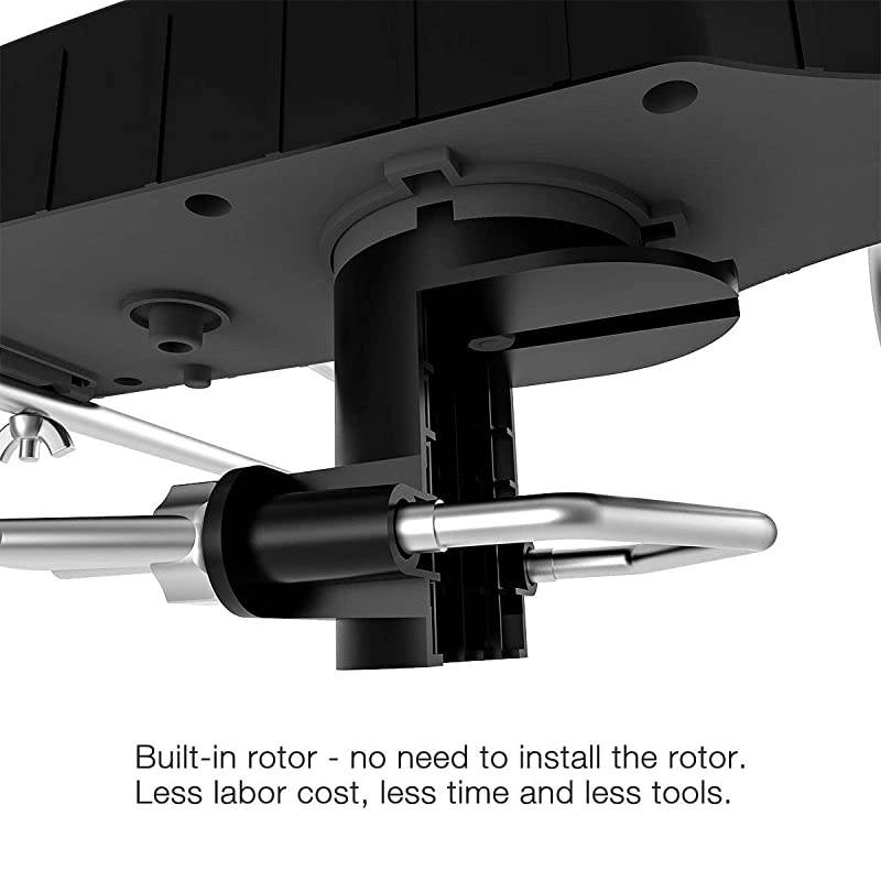 Rotating TV Antenna with 360 Degree Directional Receiving Signal 85150 Miles Range Enhanced Outdoor TV Antenna with Remote Control and 492ft Coaxial Cable