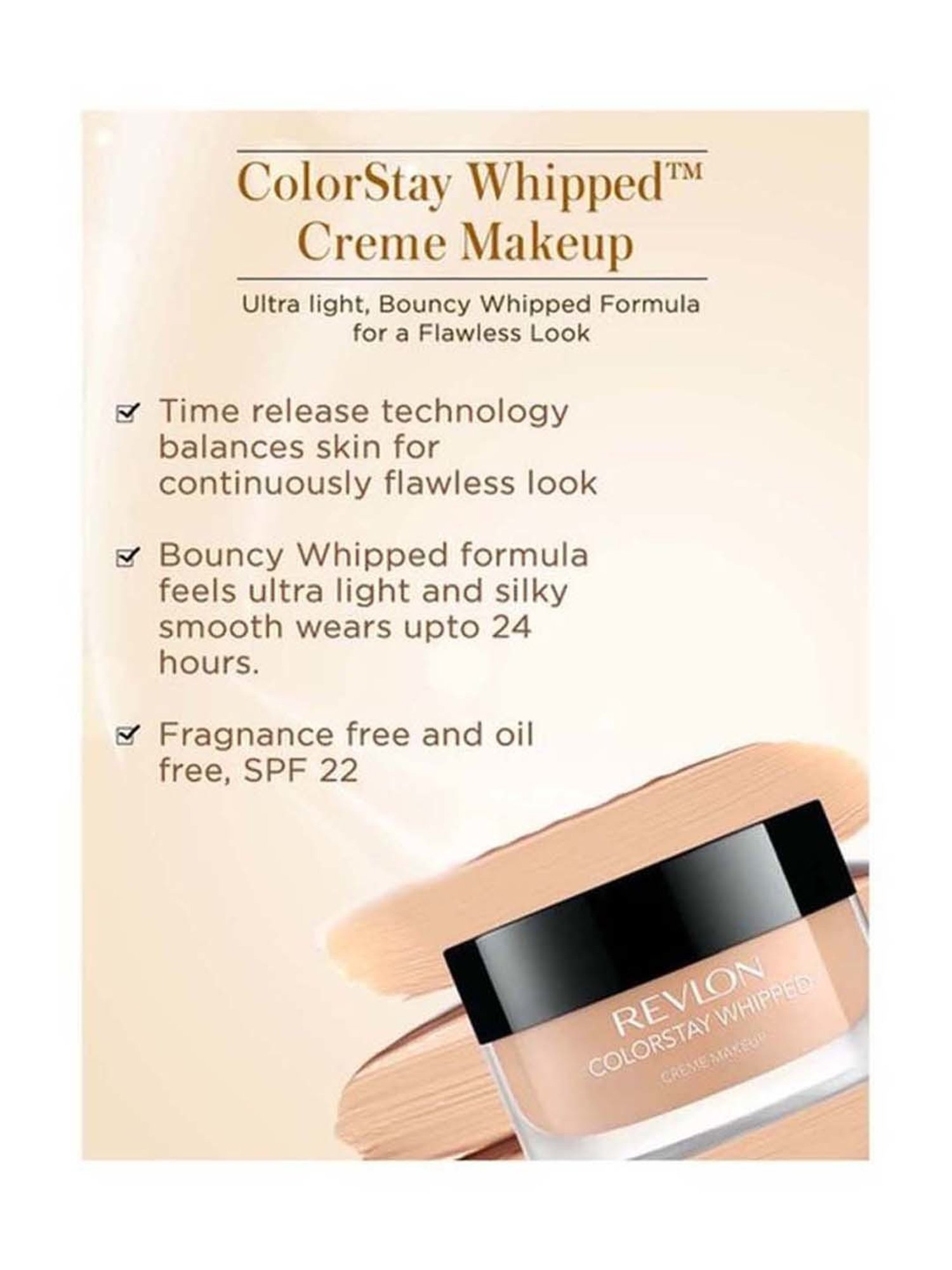 Revlon Color Stay Whipped Creme Makeup Warm Golden - 23.7 ml