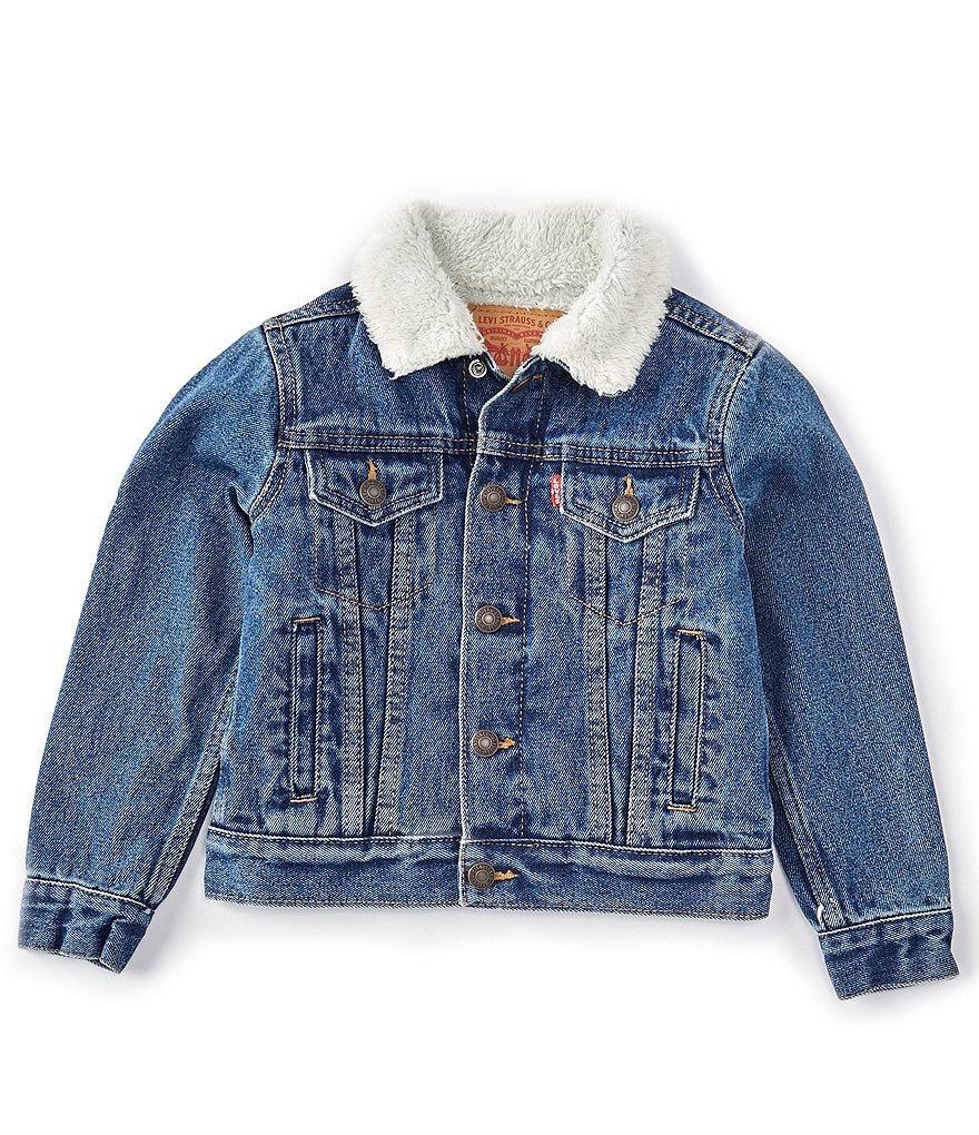 First Wave Little Boys 2T-7 Sherpa Collar Bomber Jacket