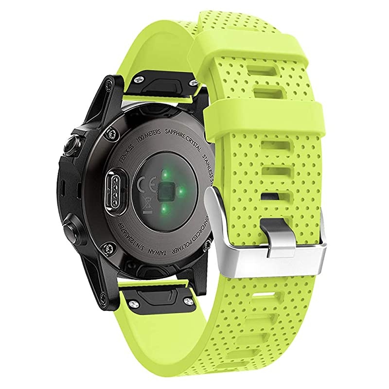 Band for Garmin Fenix 5S Fenix 6S Soft Silicone Replacement Watch Band Strap for Garmin Fenix 5SFenix 5S PlusFenix 6SFenix 6S Pro Smart Watch Fit 531 inches846 inches
