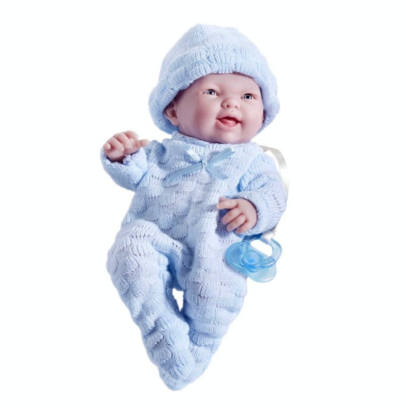 JC Toys Mini La Newborn Boutique 9.5" Boy Doll - Blue