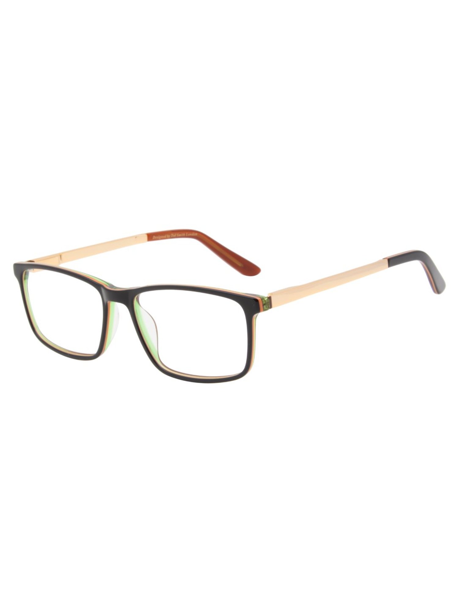 Ted Smith Green Rectangular Unisex Eye Frames