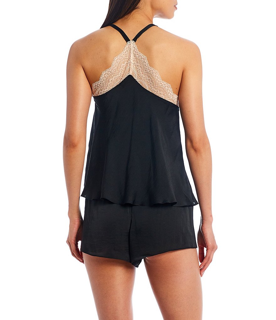 Flora Nikrooz Sestina Charmuese Shorty Coordinating Pajama Set