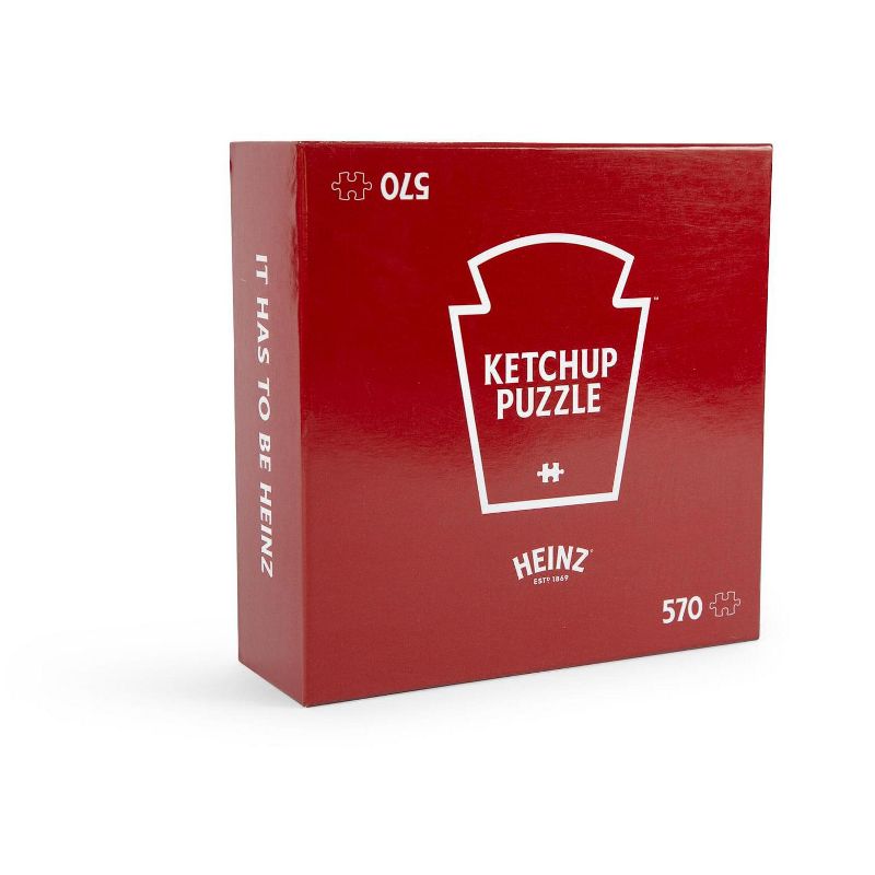 Toynk Heinz Ketchup All-Red Food Puzzle For Adults And Kids | 570 Piece Jigsaw Puzzle