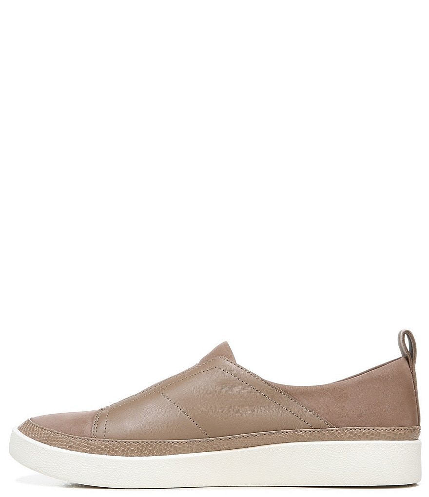 Vionic Zinah Leather Slip-On Sneakers