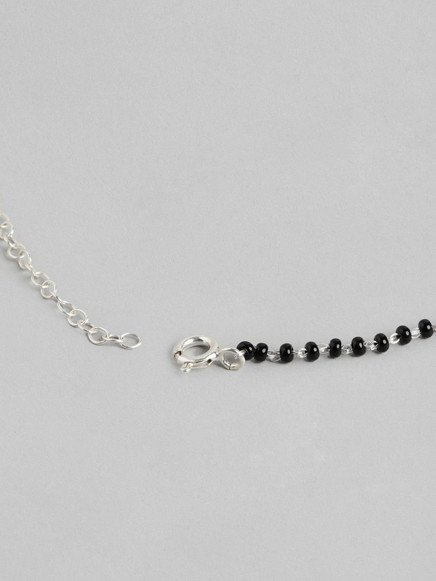 Zavya 92.5 Sterling Silver Infinity Mangalsutra for Women