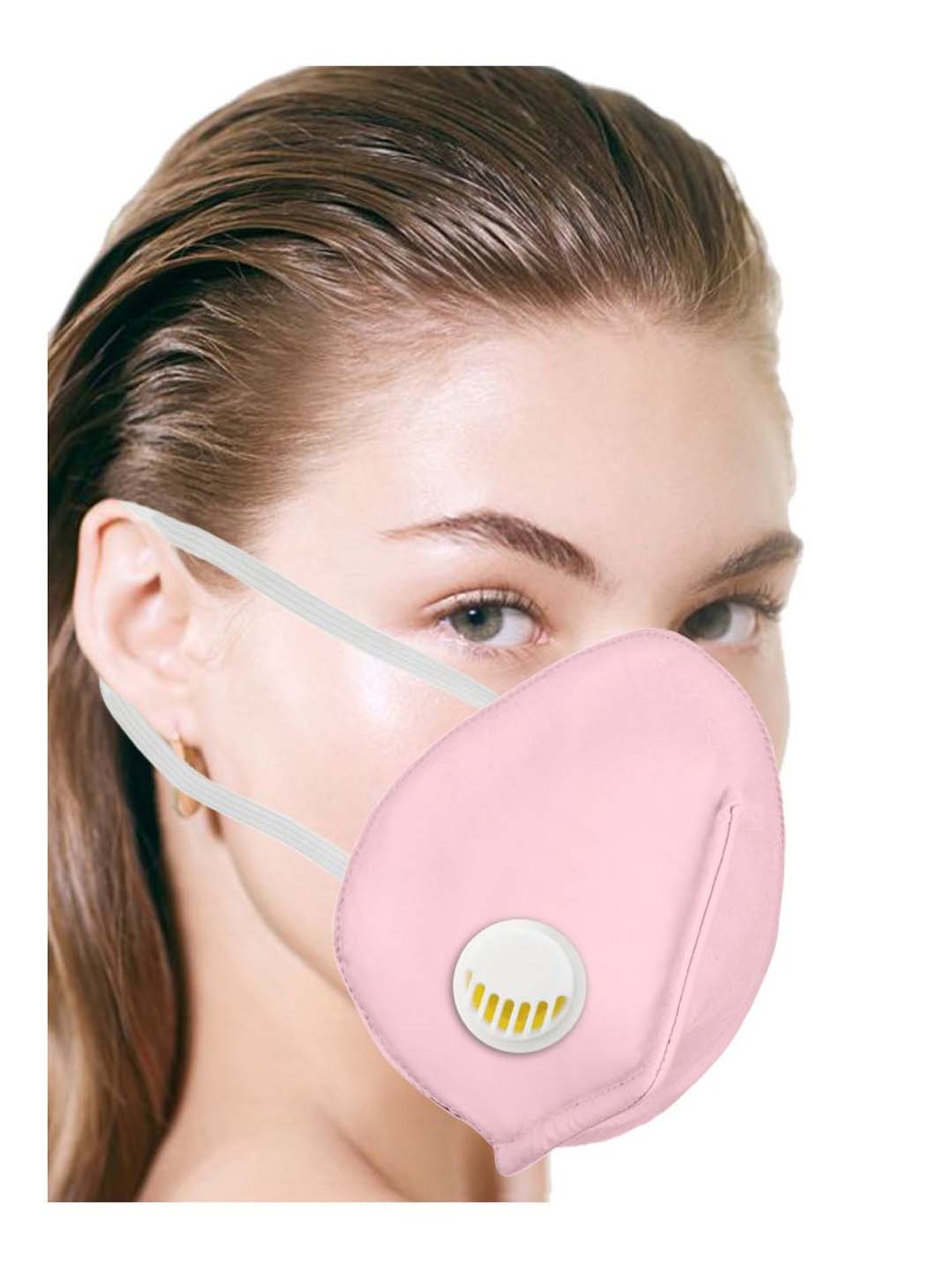Lioncrown 3 Layered N95 Face Mask with Air Respirator for Women