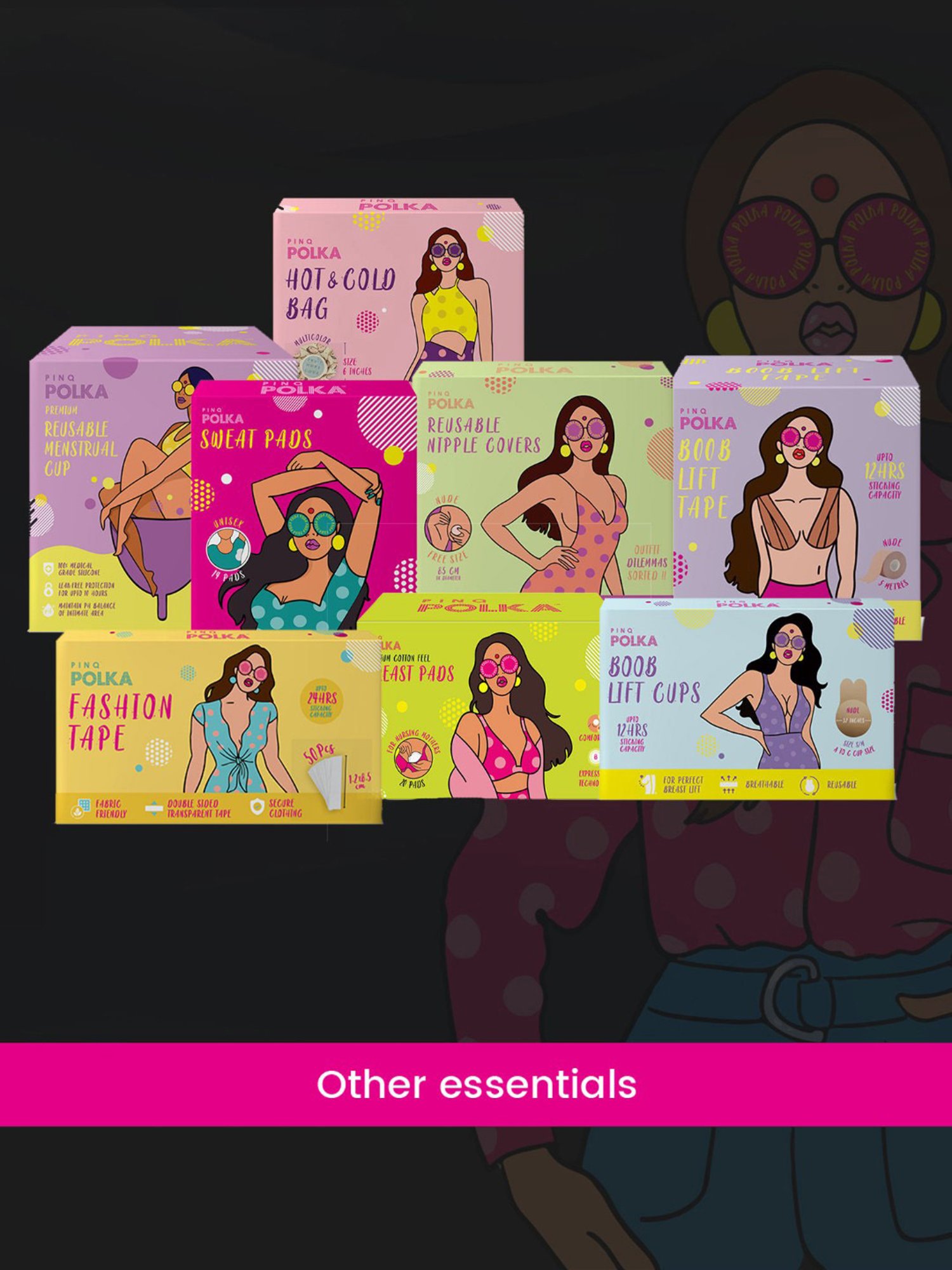 LAIQA Panty Liners (Pack of 3) XS - 60 Panty Liners