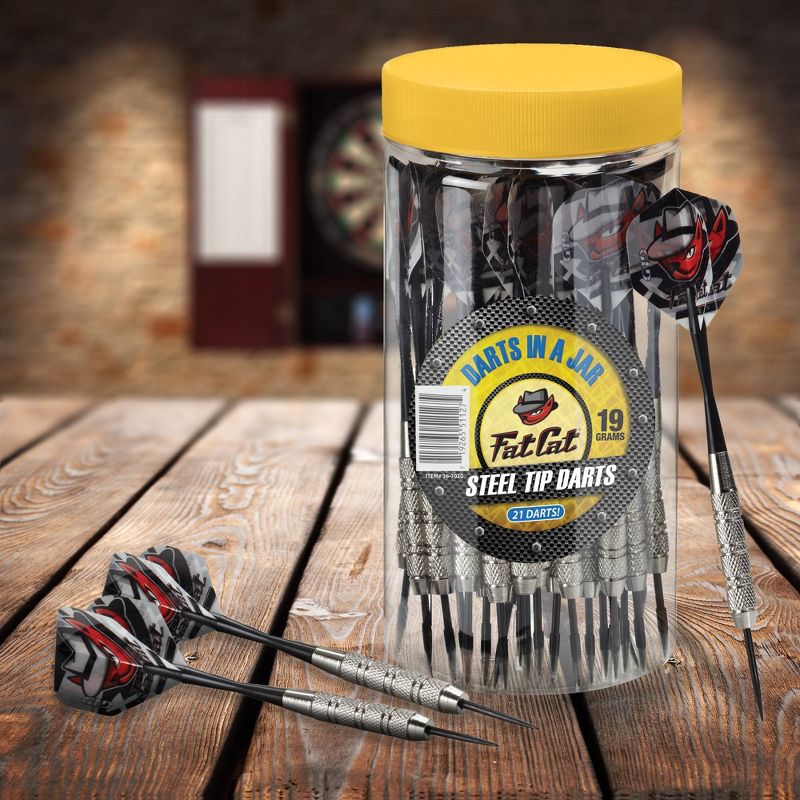 Fat Cat Darts in a Jar Steel Tip - 20gms