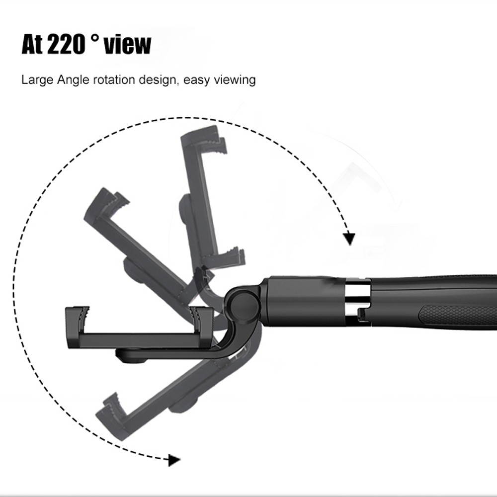 Multifunctional Wireless BT Selfie Stick for Mobilephone Foldable Handheld Monopod Shutter Remote Extendable Mini Tripod for Phone