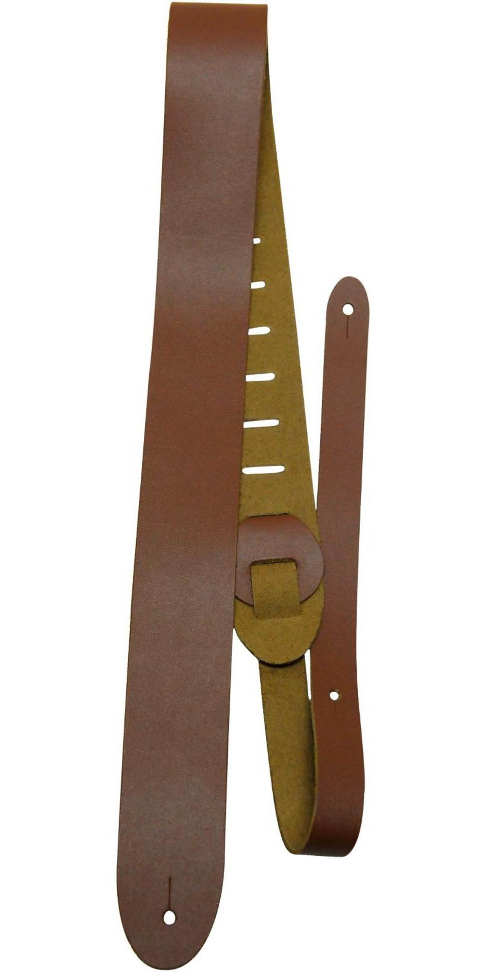 Perri's 2" Basic Leather Guitar Strap Tan