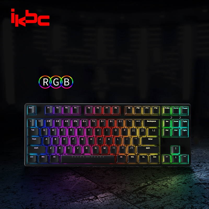 iKBC  F410 108-key RGB Backlit  Cherry MX Switch Mechanical Gaming Keyboard, N-key Rollover, PBT Keycaps