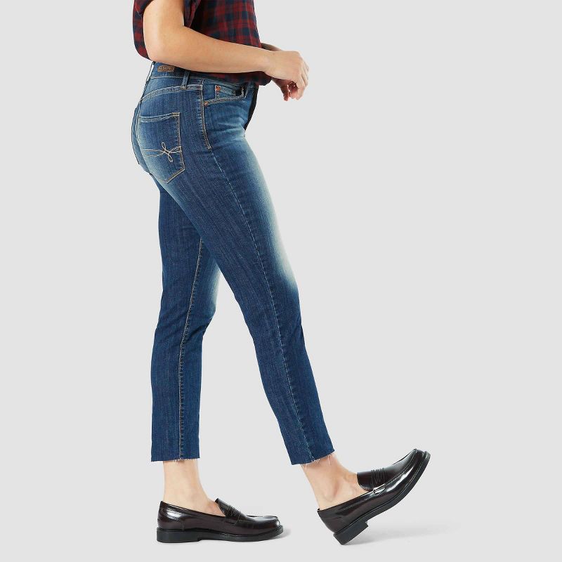 Sail Blue Wide Leg Pocketed High Waist Jeans