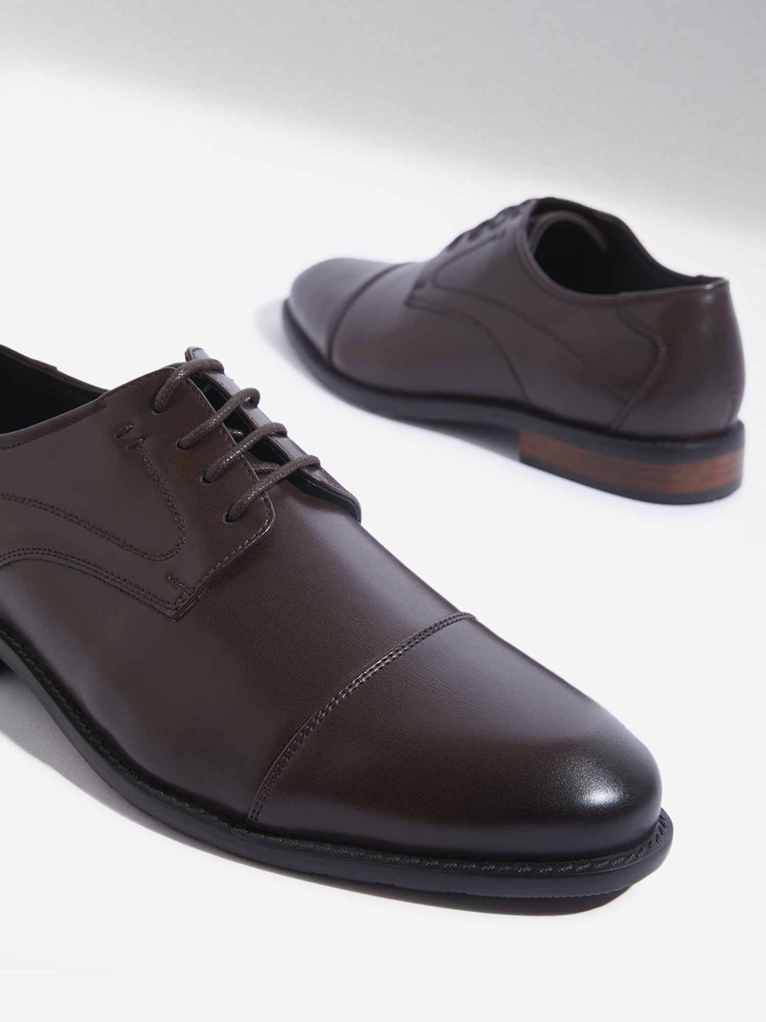 SOLEPLAY by Westside Brown Lace-Up Shoes