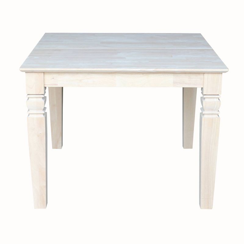 Java Butterfly Drop Leaf Extendable Dining Table - Unfinished - International Concepts