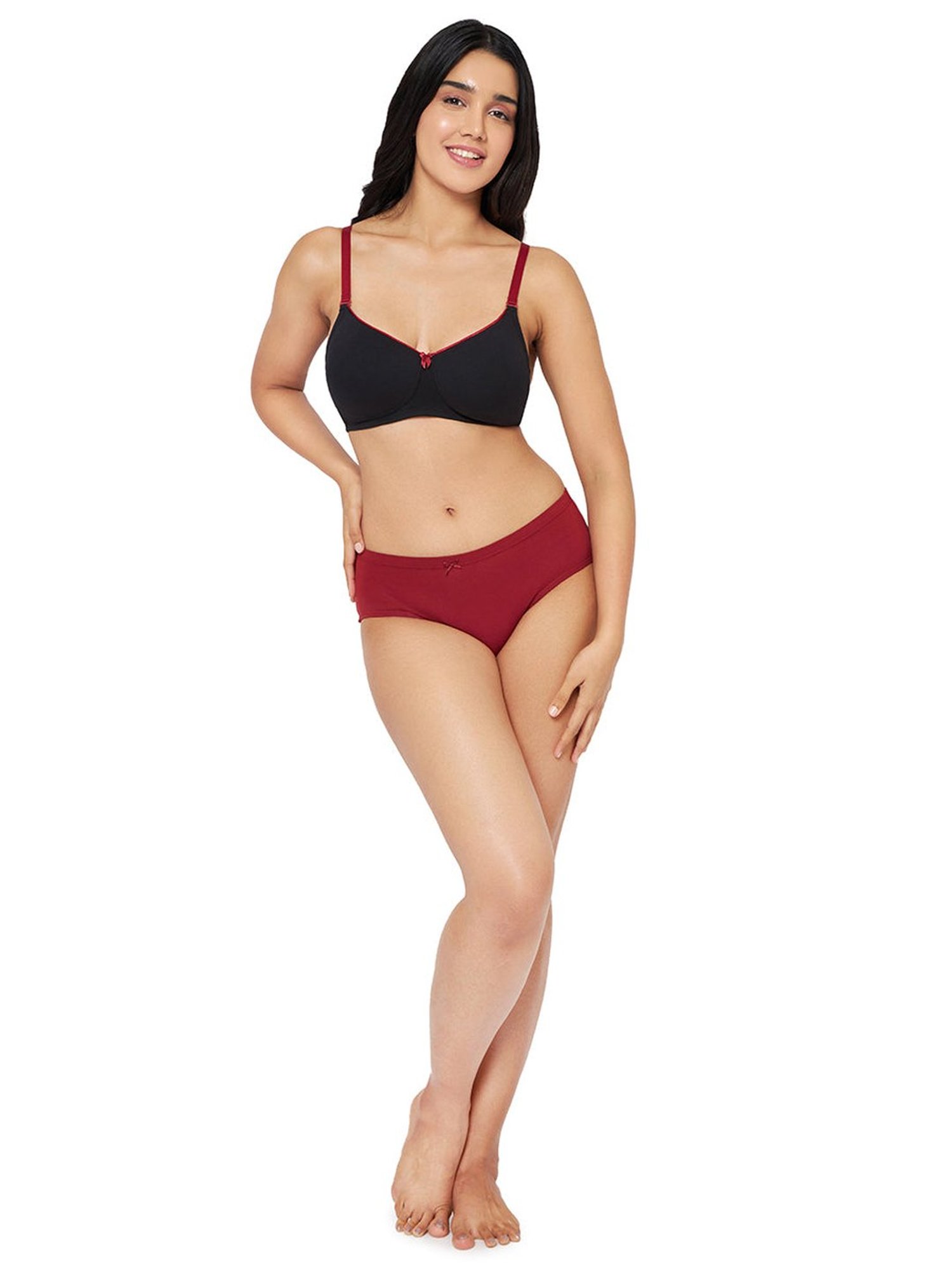 Amante Black Cotton T-Shirt Bra