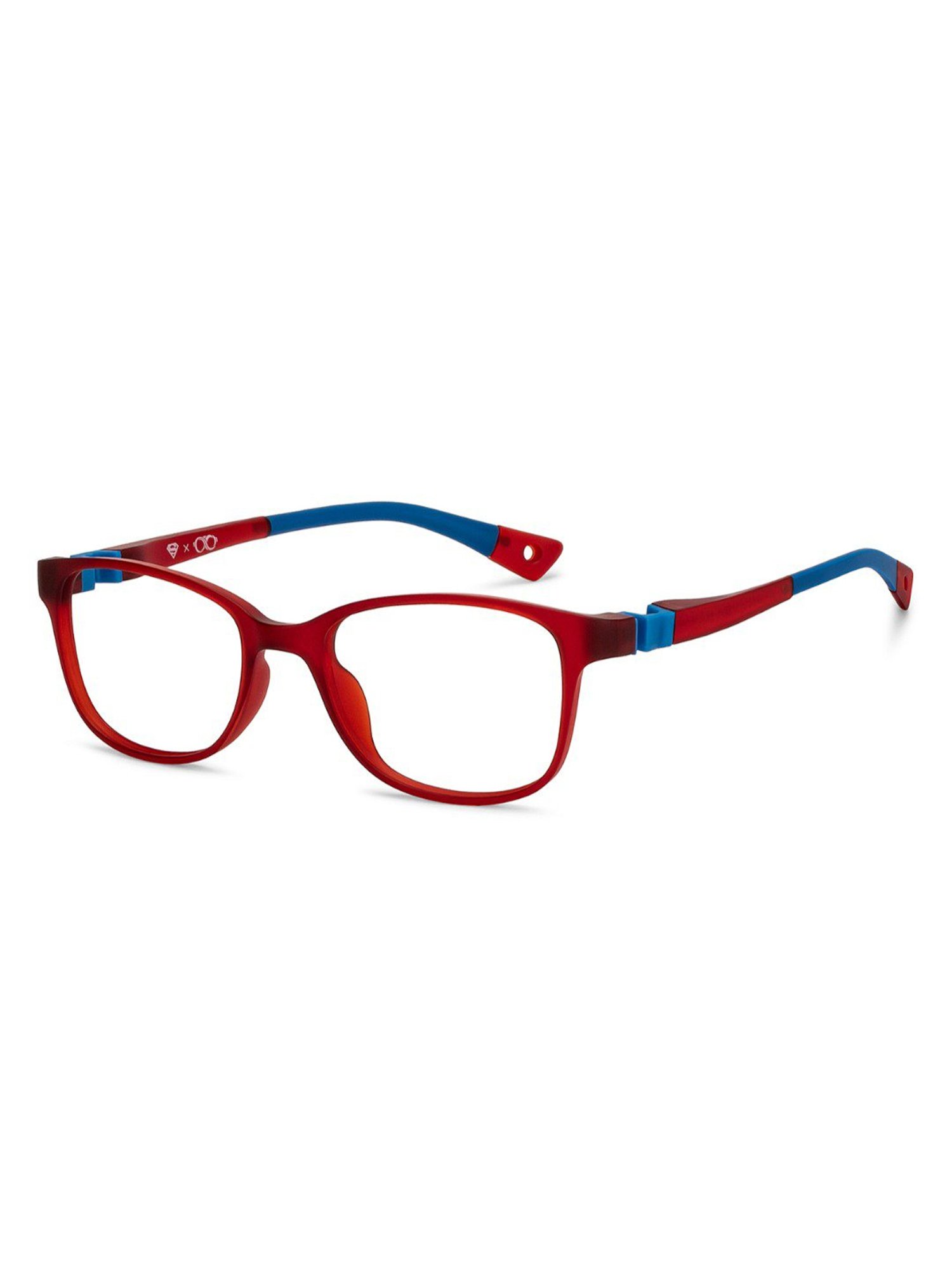 Hooper Superman Red Rectangular Eye Frames for Kids