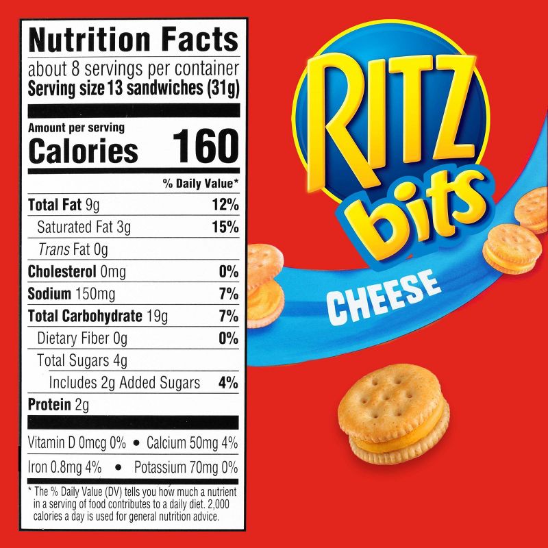 Ritz Bits Cracker Sandwiches with Cheese - 8.8oz