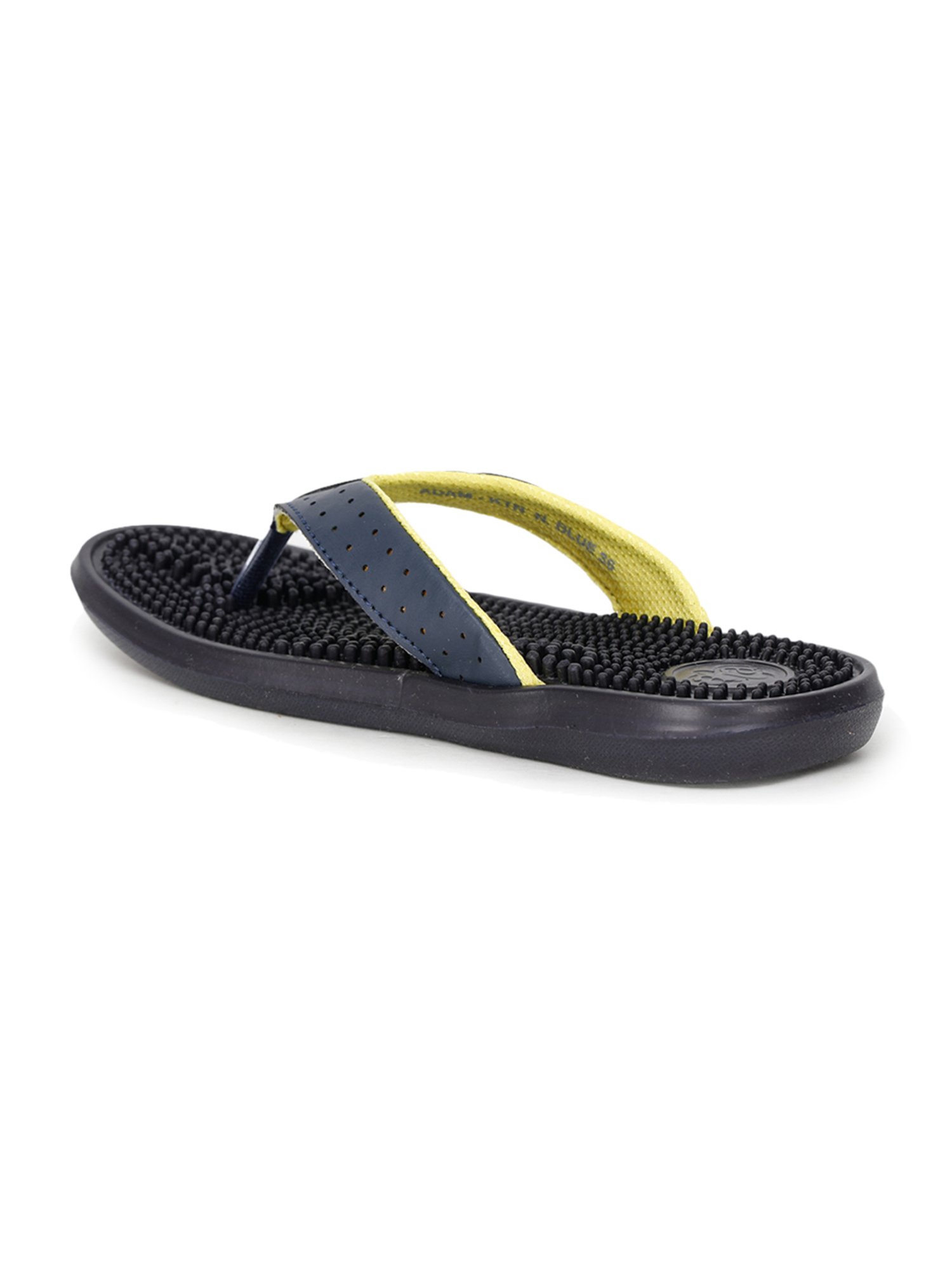 Aha by Liberty Women's Navy & Yellow Flip Flops