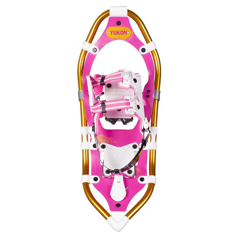 Yukon Charlie's Pro Float Heavy Duty Aluminum Frame Women's Fashion Winter Snowshoes, Pink