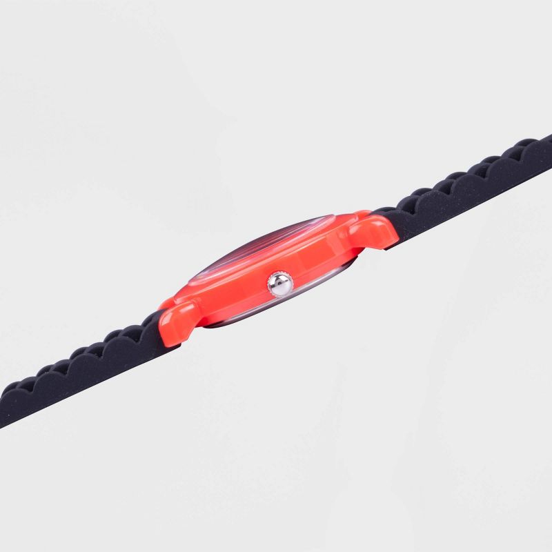 Kids' Marvel Spider-Man Plastic Time Teacher Watch - Red