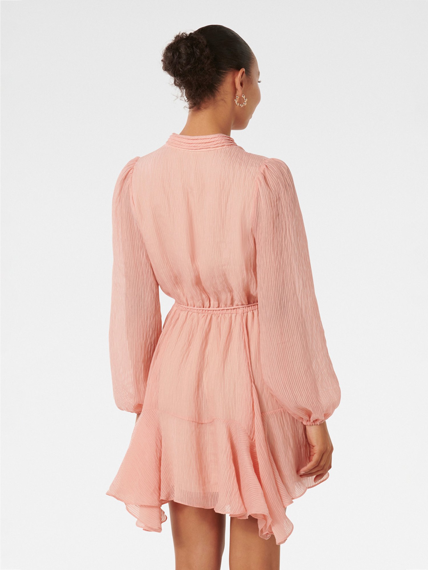 Forever New Cathee Long Sleeve Asymmetrical A Line Dress