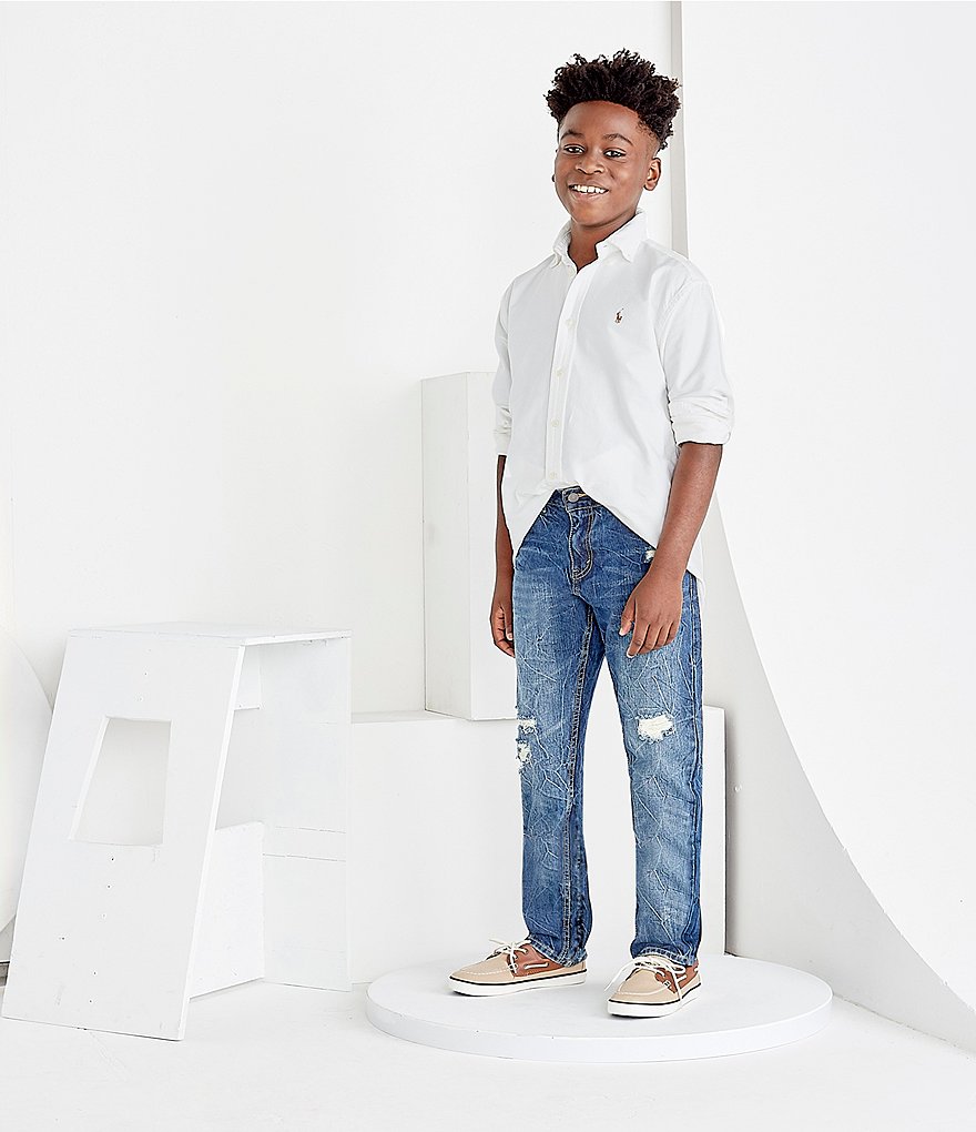 Class Club Big Boys 8-20 Husky Fit Twill Pants